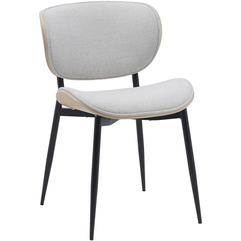 Silla de Confidente BRONSON, cómoda y elegante, color negro