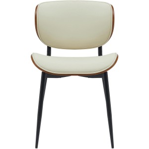 Silla de Confidente BRONSON, cómoda y elegante, color negro