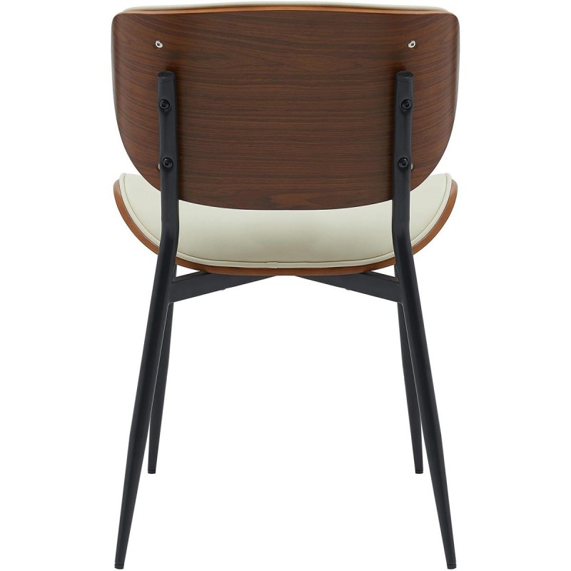 Silla de Confidente BRONSON, cómoda y elegante, color negro