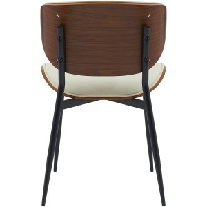 Silla de Confidente BRONSON, cómoda y elegante, color negro