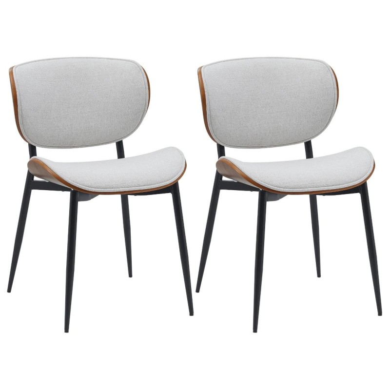 Silla de Confidente BRONSON, cómoda y elegante, color negro
