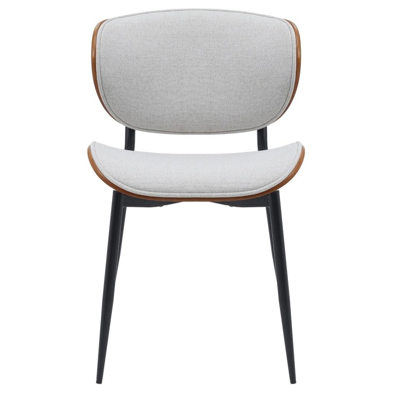 Silla de Confidente BRONSON, cómoda y elegante, color negro