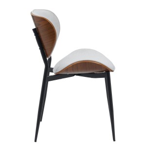 Silla de Confidente BRONSON, cómoda y elegante, color negro
