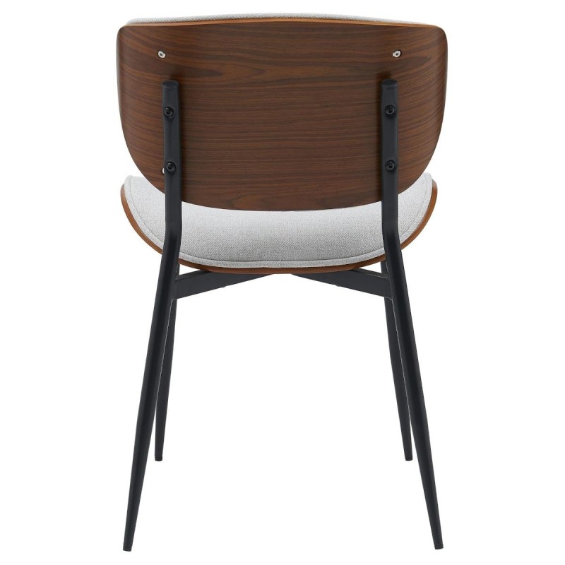 Silla de Confidente BRONSON, cómoda y elegante, color negro
