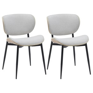 Silla de Confidente BRONSON, cómoda y elegante, color negro