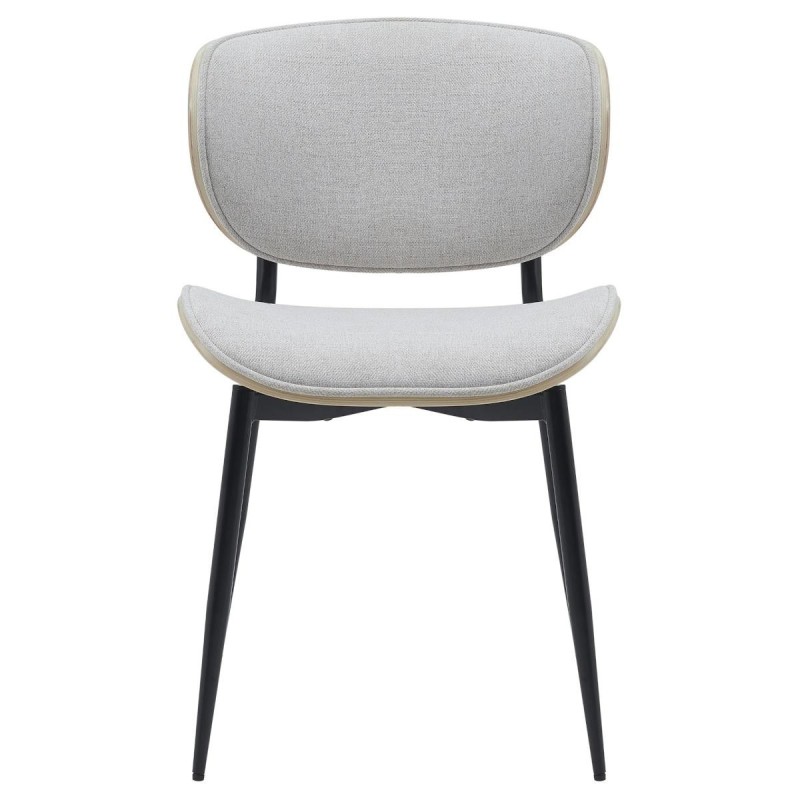 Silla de Confidente BRONSON, cómoda y elegante, color negro