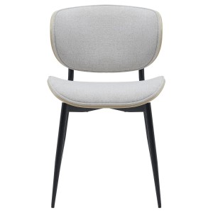 Silla de Confidente BRONSON, cómoda y elegante, color negro
