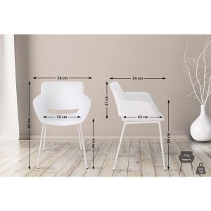 Silla de Confidente RIKO color Negro