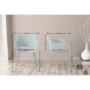 Silla de Confidente RIKO color Negro