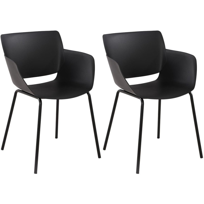 Silla de Confidente RIKO color Negro