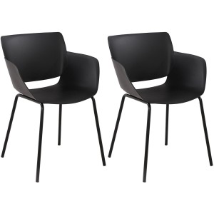Silla de Confidente RIKO color Negro