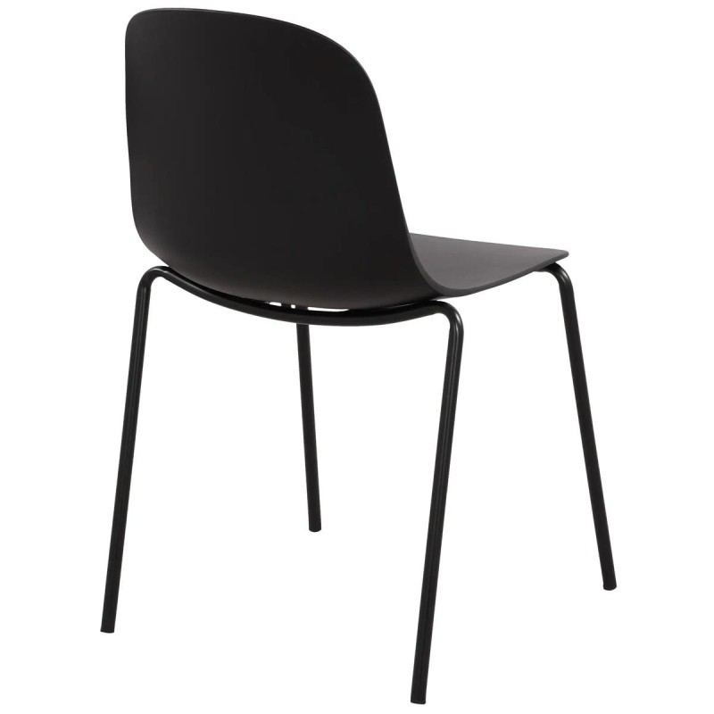 Funcional silla de confidente EMMA en color negro