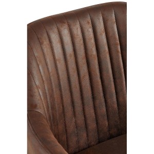 Silla de Confidente TANNER en Piel color Gris