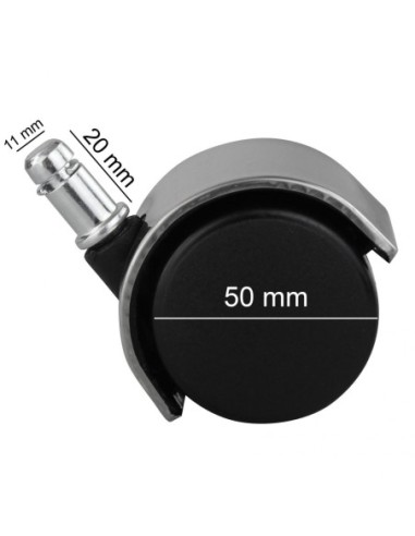 REACONDICIONADO Sillón de oficina SANTIAGO acolchada, uso 8h, negro