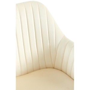 Silla de Confidente TANNER en Terciopelo color Negro