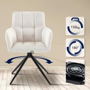 Silla de Confidente KEMP en Tela color Azul