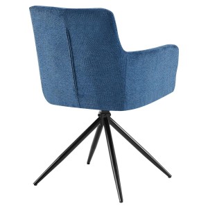 Silla de Confidente KEMP en Tela color Azul
