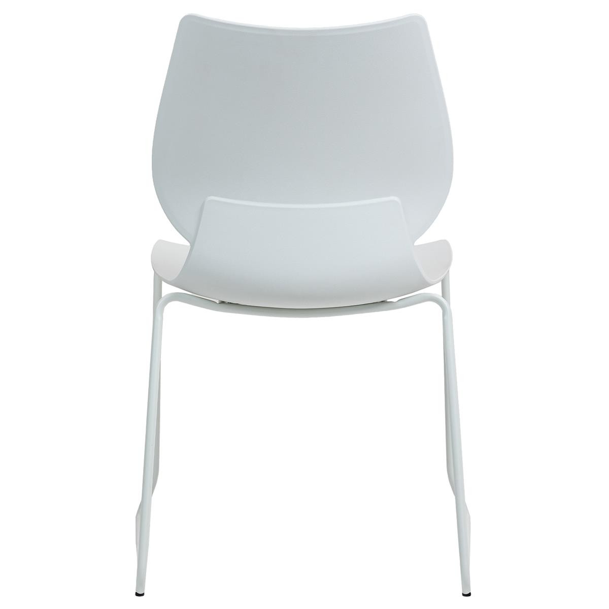 Silla de Confidente MARION, Apilable, Robusta Estructura Metálica, color Negro