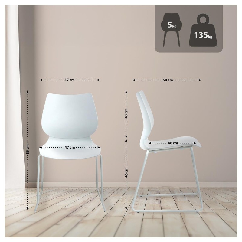 Silla de Confidente MARION color Negro