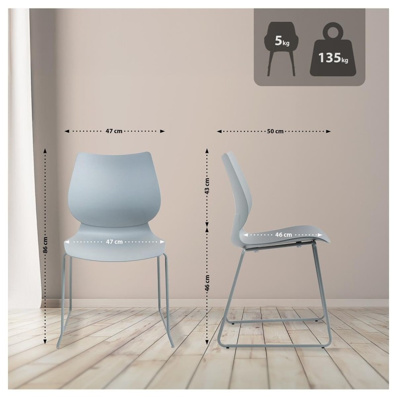 Silla de Confidente MARION color Negro