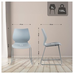 Silla de Confidente MARION color Negro