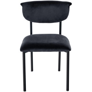 Silla de Confidente TUCKER, en tercipleo color negro 2
