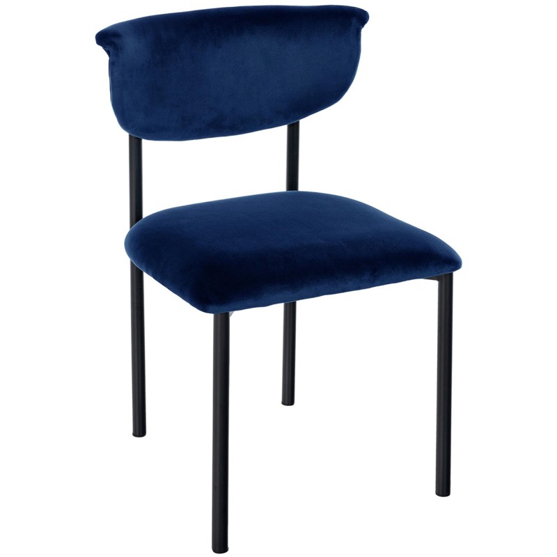 Silla de Confidente TUCKER, en tercipleo color negro