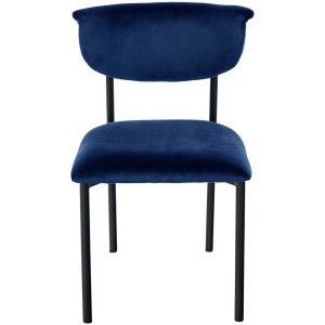 Silla de Confidente TUCKER, en tercipleo color negro