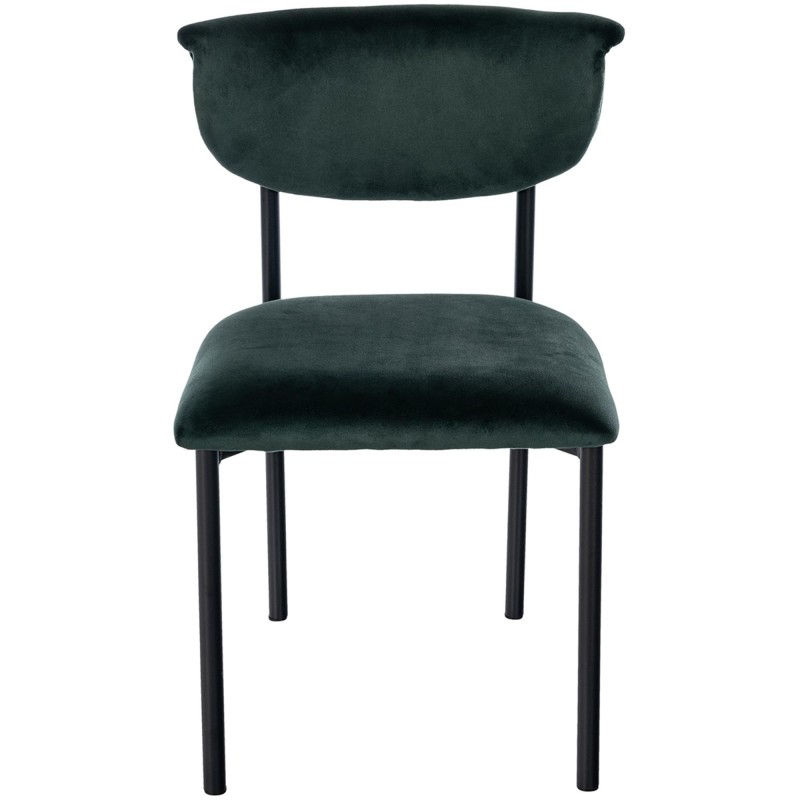 Silla de Confidente TUCKER, en tercipleo color negro