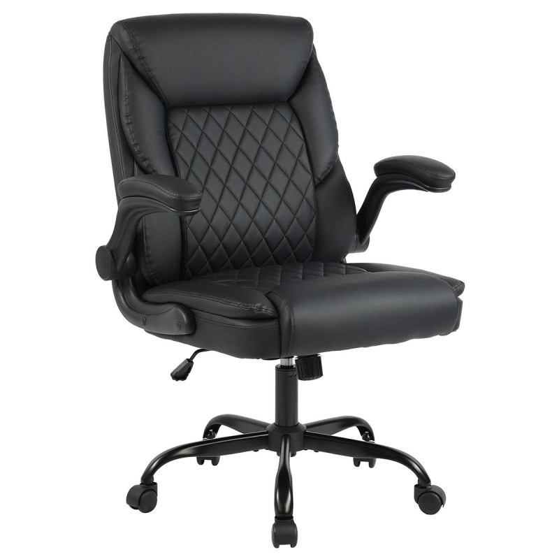 Silla de Oficina EMMY en Piel color Negro
