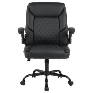 Silla de Oficina EMMY en Piel color Negro 2