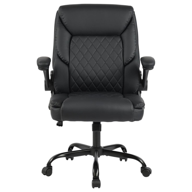 Silla de Oficina EMMY en Piel color Negro