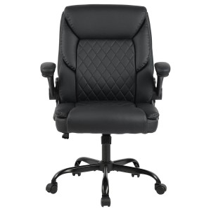Silla de Oficina EMMY en Piel color Negro