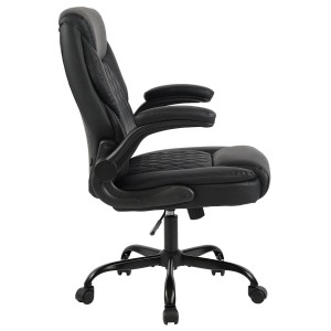 Silla de Oficina EMMY en Piel color Negro