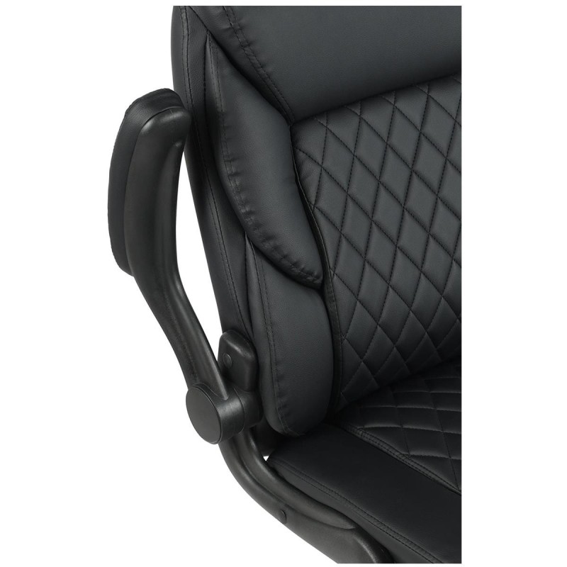 Silla de Oficina EMMY en Piel color Negro