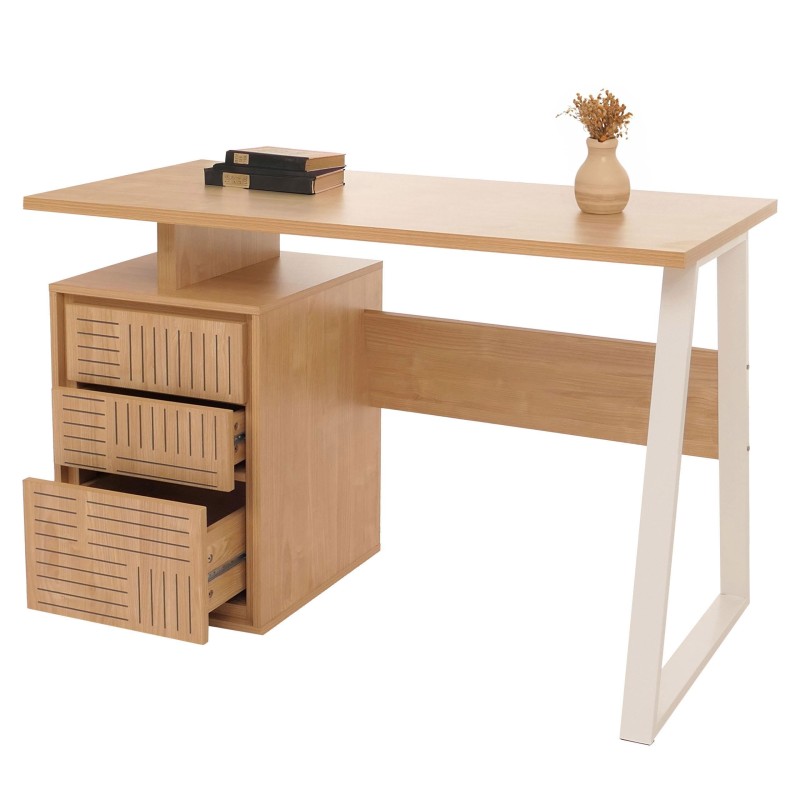 Mesa de Ordenador HESSEN en Madera color Olmo