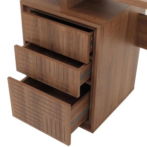 Mesa de Ordenador HESSEN en Madera color Olmo