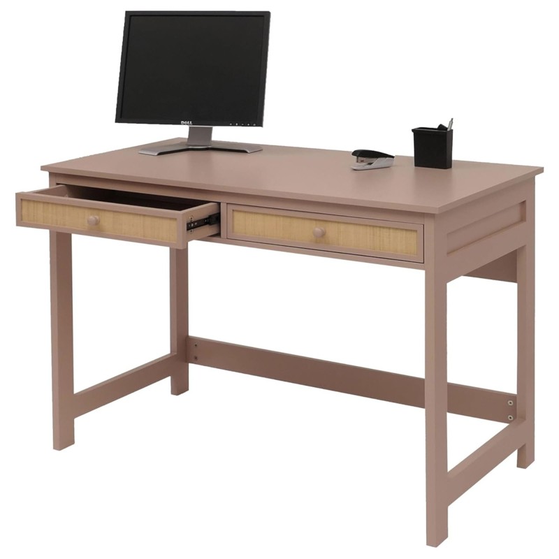 Mesa de escritorio ORBIT, en madera color negro