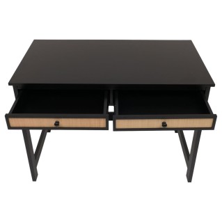 Mesa de escritorio ORBIT, en madera color negro 2