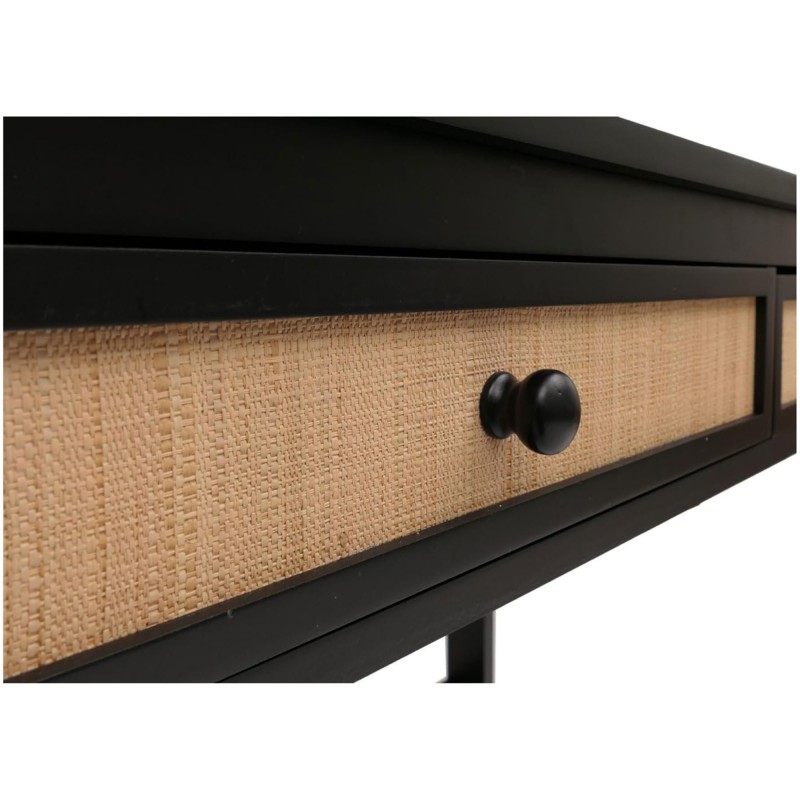 Mesa de escritorio ORBIT, en madera color negro