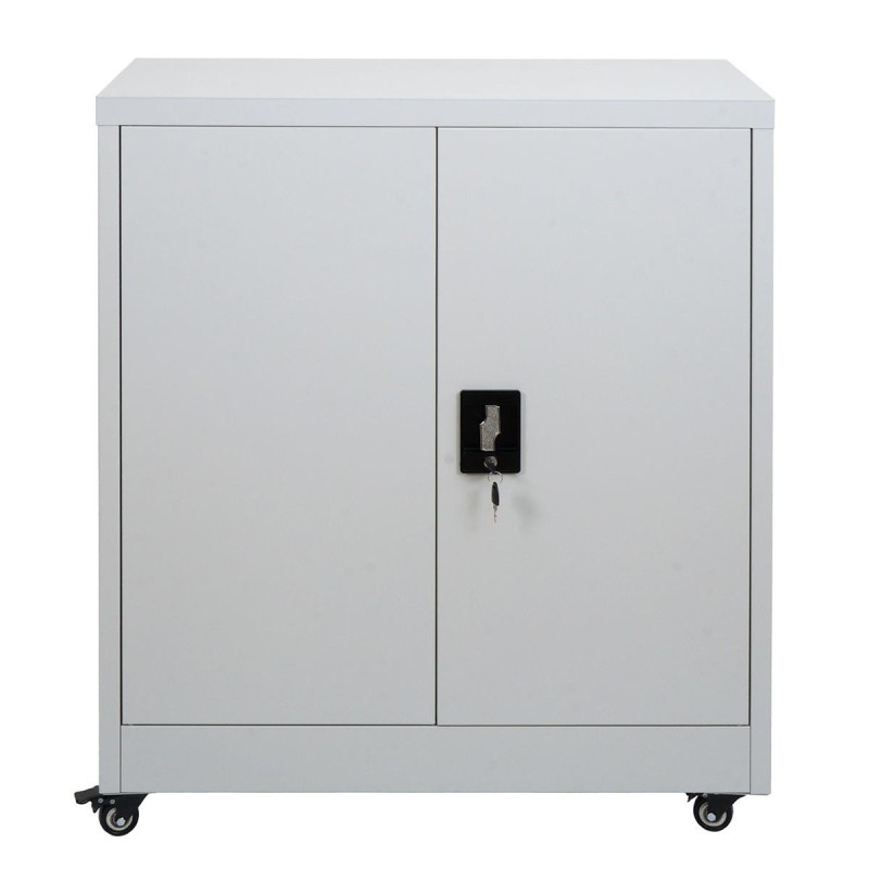Armario Archivador BRENTON color Gris Claro 