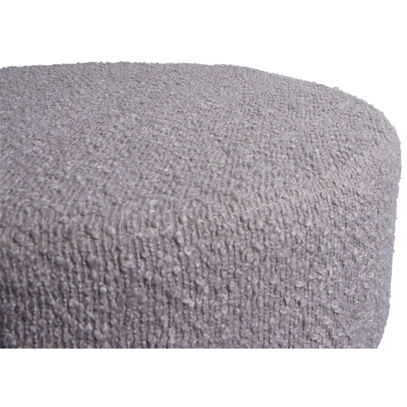 Taburete de oficina BLOOM, en tela color gris oscuro