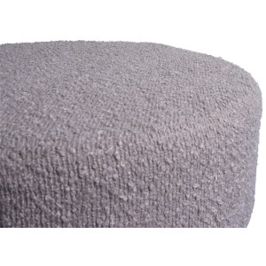 Taburete de oficina BLOOM, en tela color gris oscuro