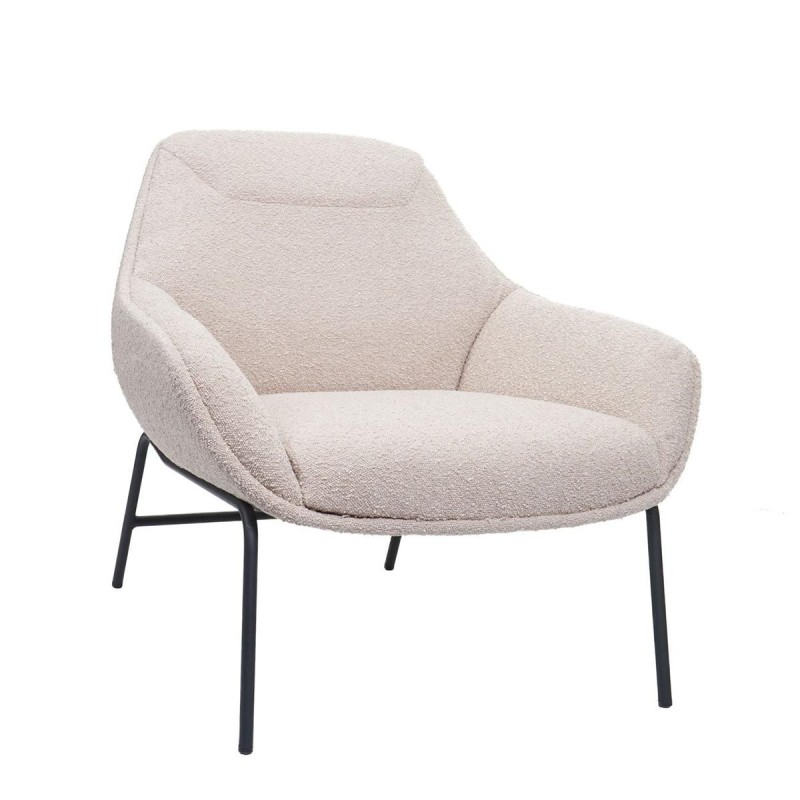 Silla de Confidente de Diseño COLTEN en Tela color Crema