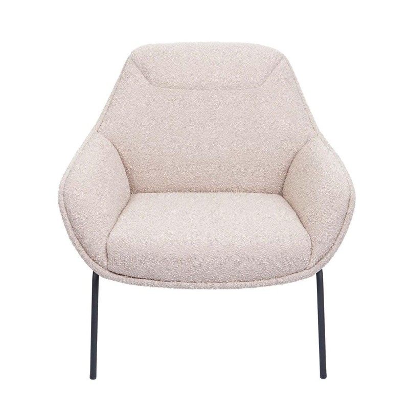 Silla de Confidente de Diseño COLTEN en Tela color Crema