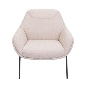 Silla de Confidente de Diseño COLTEN en Tela color Crema