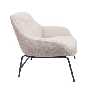 Silla de Confidente de Diseño COLTEN en Tela color Crema