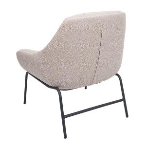 Silla de Confidente de Diseño COLTEN en Tela color Crema