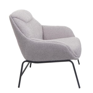 Silla de Confidente de Diseño COLTEN en Tela color Crema