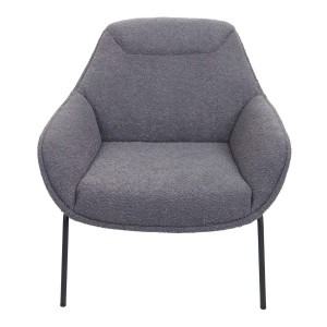Silla de Confidente de Diseño COLTEN en Tela color Crema